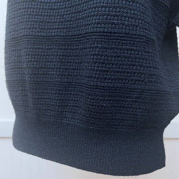 Wilroy Traveler Vintage Short Sleeve Knit Cropped Sweater Top Square Neck VTG - Picture 5 of 10